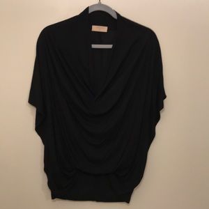 Slouchy black shirt